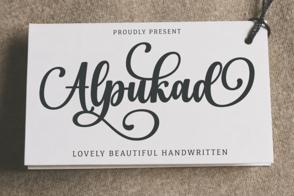 Alpukad Font for Creative Projects