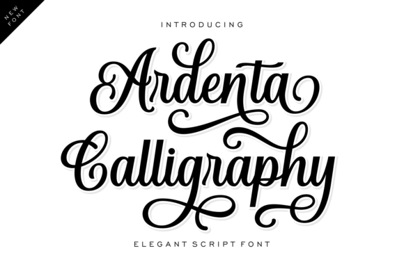 Ardenta Calligraphy Font