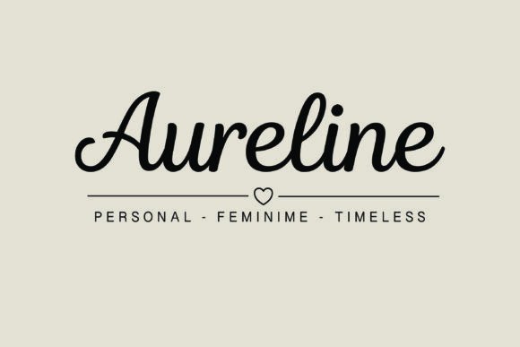 Aureline: A Font for Timeless Elegance