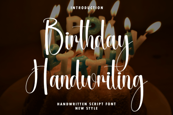 Birthday Handwriting Font