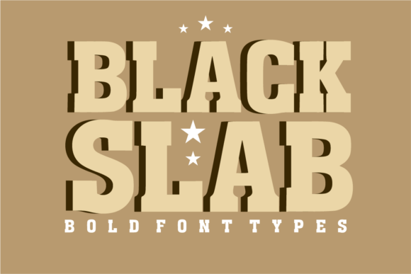 Black Slab Font for Bold Branding