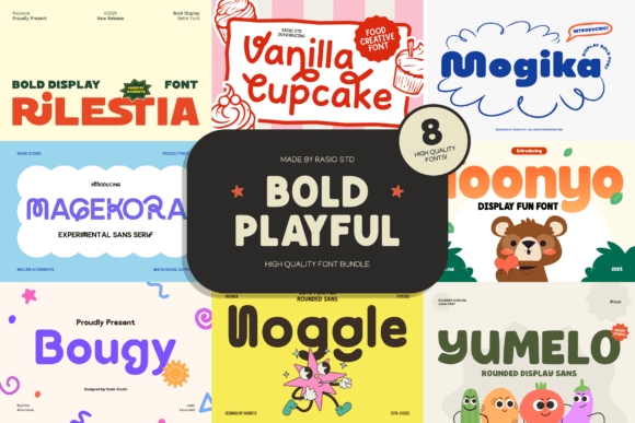 Bold Playful Bundle Font