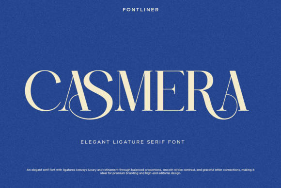 Casmera Font for Elegant Craft Projects