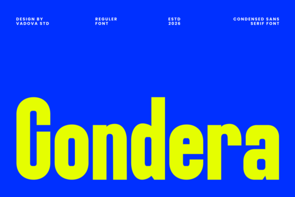 Condera: A Bold Font for Business