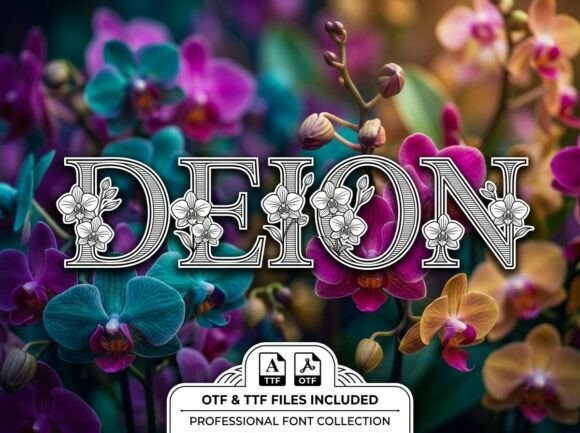 Deion Font for Elegant Branding