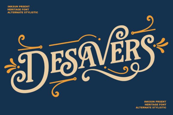 Desavers Font for Web Design