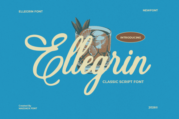 Ellegrin Font for Creative Makers