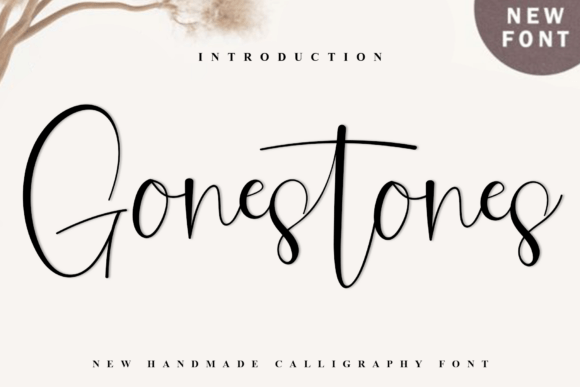 Gonestones Font for Creative Campaigns