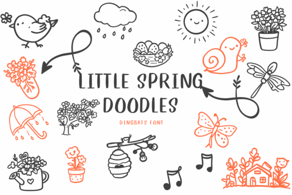 Little Spring Doodles Font