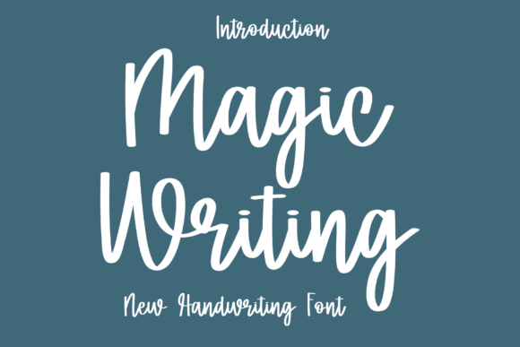 Magic Writing Font for Creative Makers