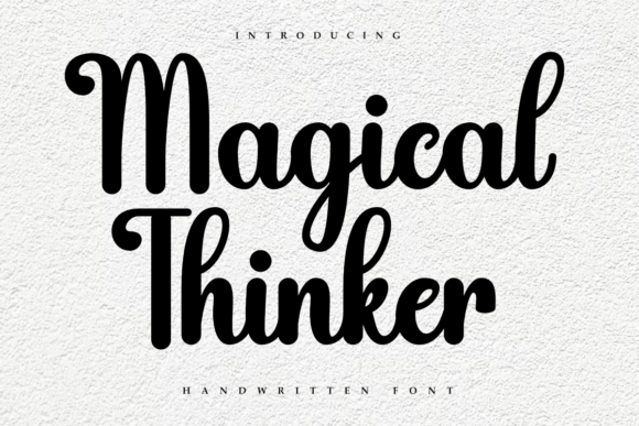 Magical Thinker Font for Creative Projects