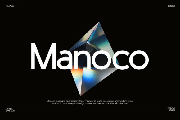 Manoco: A Modern Sans Serif for Editorial Design