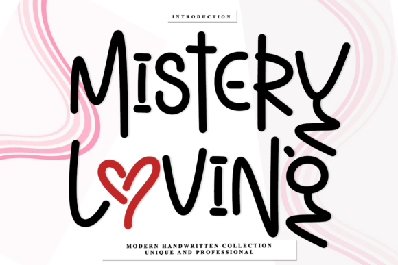 Mistery Loving Font for Creative Projects