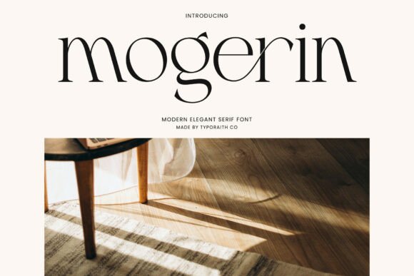 Mogerin: A Modern Serif for Editorial Elegance