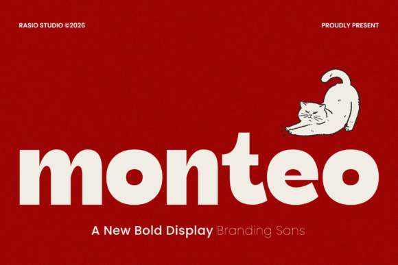 Monteo: Bold Sans Serif Font