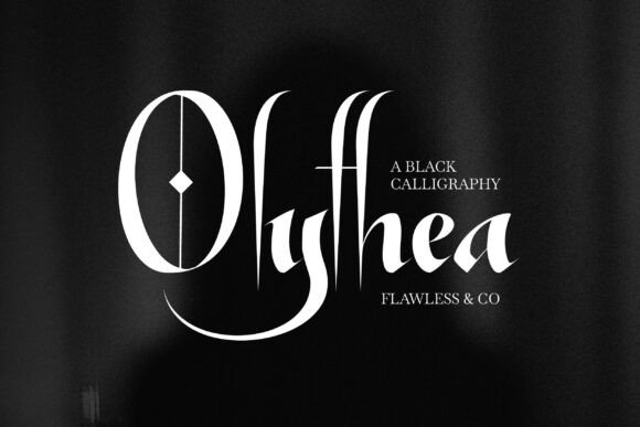Olythea: A Blackletter Font for Elegant Design