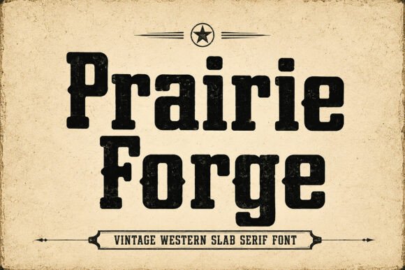 Prairie Forge Font for Bold Branding
