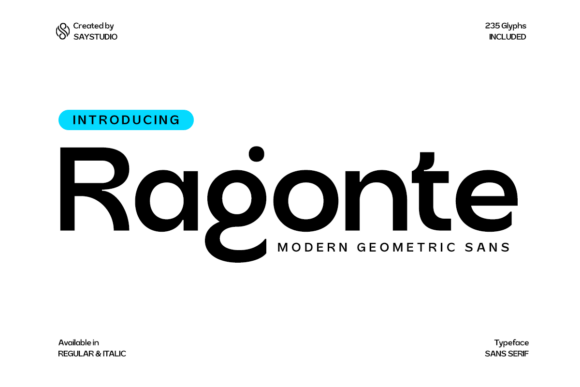 Ragonte: A Modern Font for Business