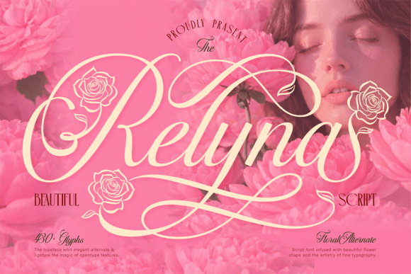 Relyna: A Script Font for Elegant Branding