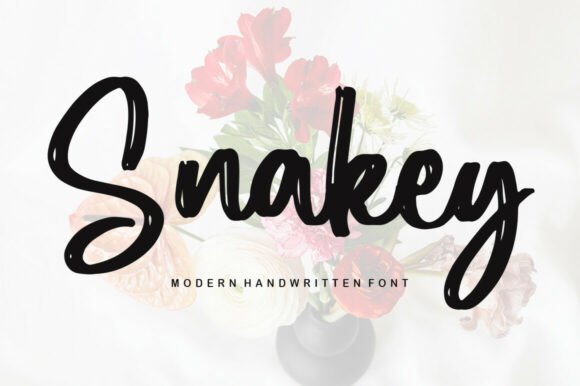 Snakey: A Sweet Handwritten Font for Business Branding
