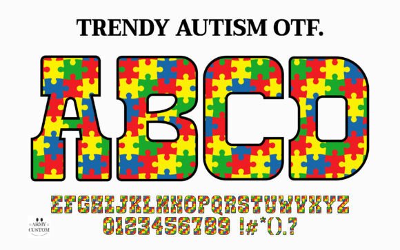 Trendy Autism Font
