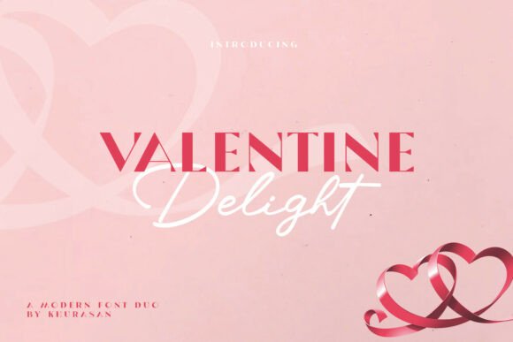 Valentine Delight Duo Font