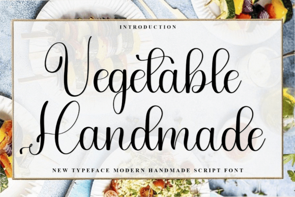Vegetable Handmade Font Review