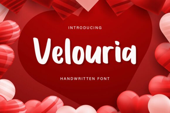 Velouria Font for Creative Projects