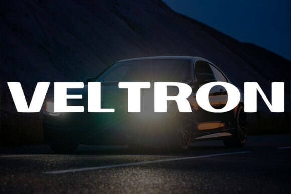 Veltron: A Bold Font for Modern Branding