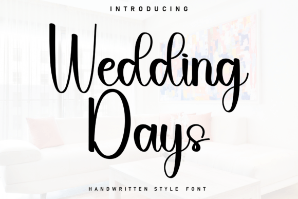 Wedding Days Font for Web Design