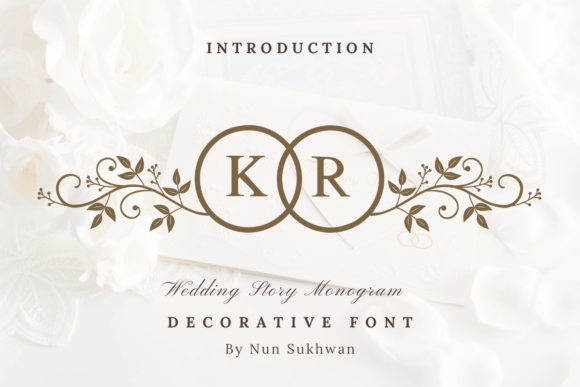 Wedding Story Monogram Font
