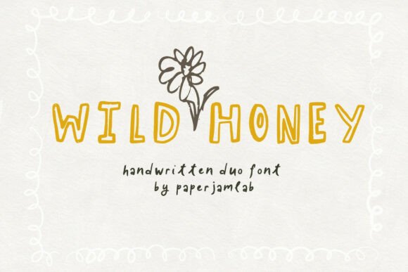 Wild Honey Font: A Handwritten Escape